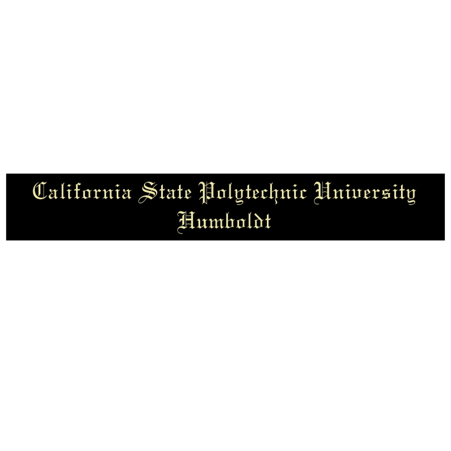 Framerly Officially Licensed for California State Polytechnic University Humboldt - Gold Embossed Tassel Diploma Frame - Document Size 11" x 8.5"